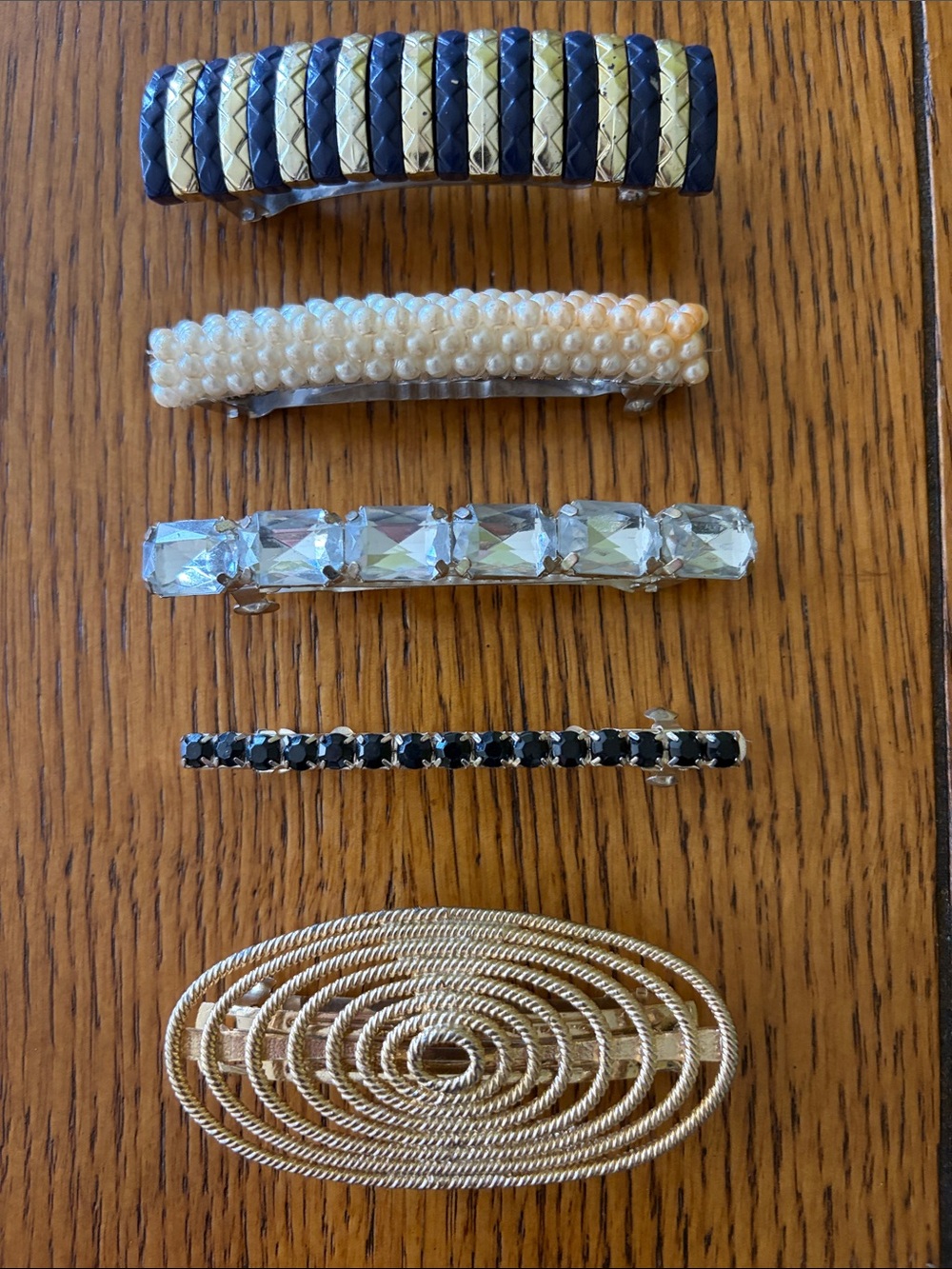 Set of 5 Decorative Hair Clips